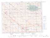 062E WEYBURN Topographic Map Thumbnail - Manitoba South NTS region