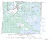 063F THE PAS Topographic Map Thumbnail - Lake Winnipeg NTS region