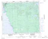 063H NORWAY HOUSE Topographic Map Thumbnail - Lake Winnipeg NTS region