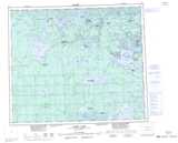 063L AMISK LAKE Topographic Map Thumbnail - Lake Winnipeg NTS region