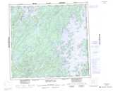 064E COMPULSION BAY Topographic Map Thumbnail - Manitoba North NTS region