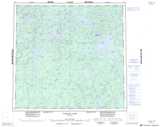 064J TADOULE LAKE Topographic Map Thumbnail - Manitoba North NTS region