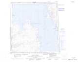 069A PENNY STRAIT Topographic Map Thumbnail - Ellef Ringnes NTS region
