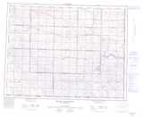 072G WOOD MOUNTAIN Topographic Map Thumbnail - Prairies South NTS region