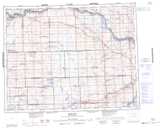 072K PRELATE Topographic Map Thumbnail - Prairies South NTS region