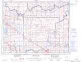 072L MEDICINE HAT Topographic Map Thumbnail - Prairies South NTS region