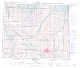 073B SASKATOON Topographic Map Thumbnail - Prairies North NTS region