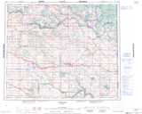 073E VERMILION Topographic Map Thumbnail - Prairies North NTS region