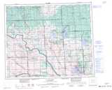073F ST WALBURG Topographic Map Thumbnail - Prairies North NTS region