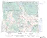 073G SHELLBROOK Topographic Map Thumbnail - Prairies North NTS region