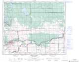 073H PRINCE ALBERT Topographic Map Thumbnail - Prairies North NTS region