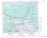 073K WATERHEN RIVER Topographic Map Thumbnail - Prairies North NTS region