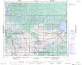 073L SAND RIVER Topographic Map Thumbnail - Prairies North NTS region