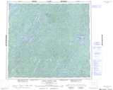 074A UPPER FOSTER LAKE Topographic Map Thumbnail - Athabasca NTS region
