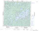 074G CREE LAKE Topographic Map Thumbnail - Athabasca NTS region