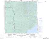 074M FITZGERALD Topographic Map Thumbnail - Athabasca NTS region