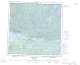 074O FOND-DU-LAC Topographic Map Thumbnail - Athabasca NTS region