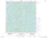 075E TALTSON LAKE Topographic Map Thumbnail - Reliance NTS region
