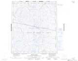 076A BAILLIE RIVER Topographic Map Thumbnail - Kitikmeot NTS region
