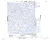 076C AYLMER LAKE Topographic Map Thumbnail - Kitikmeot NTS region