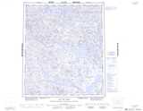 076D LAC DE GRAS Topographic Map Thumbnail - Kitikmeot NTS region