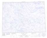 077C BANNING LAKE Topographic Map Thumbnail - Victoria Island NTS region