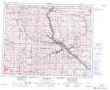 082P DRUMHELLER Topographic Map Thumbnail - Rockies South NTS region