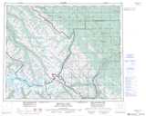 083C BRAZEAU LAKE Topographic Map Thumbnail - Central AB NTS region