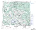 083E MOUNT ROBSON Topographic Map Thumbnail - Central AB NTS region