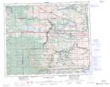 083G WABAMUN LAKE Topographic Map Thumbnail - Central AB NTS region