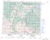 083I TAWATINAW Topographic Map Thumbnail - Central AB NTS region