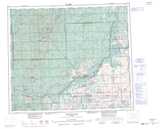 083J WHITECOURT Topographic Map Thumbnail - Central AB NTS region