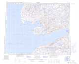 087G WALKER BAY Topographic Map Thumbnail - Amundsen Gulf NTS region