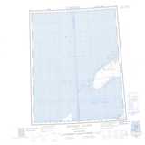 089E JENNESS ISLAND Topographic Map Thumbnail - Queen Elizabeth NTS region