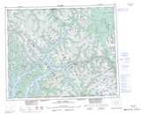 093D BELLA COOLA Topographic Map Thumbnail - Cariboo NTS region