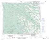 093H MCBRIDE Topographic Map Thumbnail - Cariboo NTS region