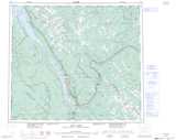 093O PINE PASS Topographic Map Thumbnail - Cariboo NTS region