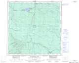 094O MAXHAMISH LAKE Topographic Map Thumbnail - Rockies North NTS region