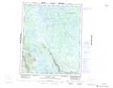 096F MAHONY LAKE Topographic Map Thumbnail - Great Bear West NTS region