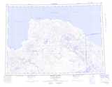 097D BROCK RIVER Topographic Map Thumbnail - Tuktut Nogait NTS region