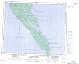 103B MORESBY ISLAND Topographic Map Thumbnail - Pacific Coast NTS region