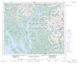 103H DOUGLAS CHANNEL Topographic Map Thumbnail - Pacific Coast NTS region