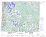 103P NASS RIVER Topographic Map Thumbnail - Pacific Coast NTS region