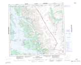 104F SUMDUM Topographic Map Thumbnail - Cassiar NTS region