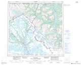 104M SKAGWAY Topographic Map Thumbnail - Cassiar NTS region