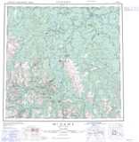 104P MCDAME Topographic Map Thumbnail - Cassiar NTS region