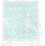 105L GLENLYON Topographic Map Thumbnail - Goldrush NTS region