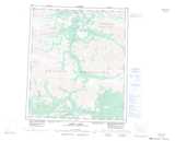 116A LARSEN CREEK Topographic Map Thumbnail - Dempster NTS region
