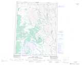 116P BELL RIVER Topographic Map Thumbnail - Dempster NTS region