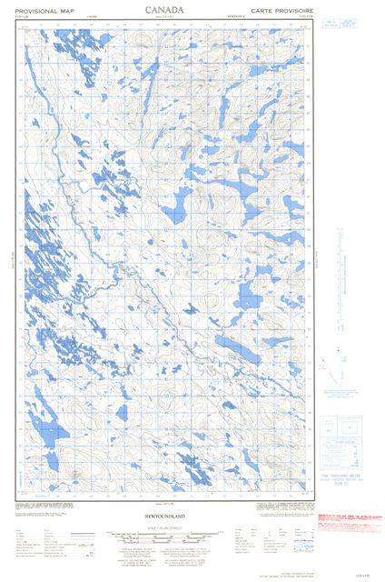 No Title Topographic map 013D15W at 1:50,000 Scale